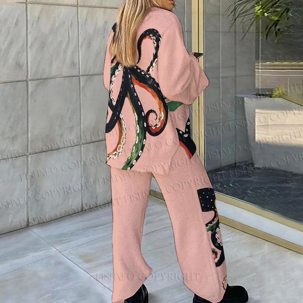 Octopus Loungewear Set For Women