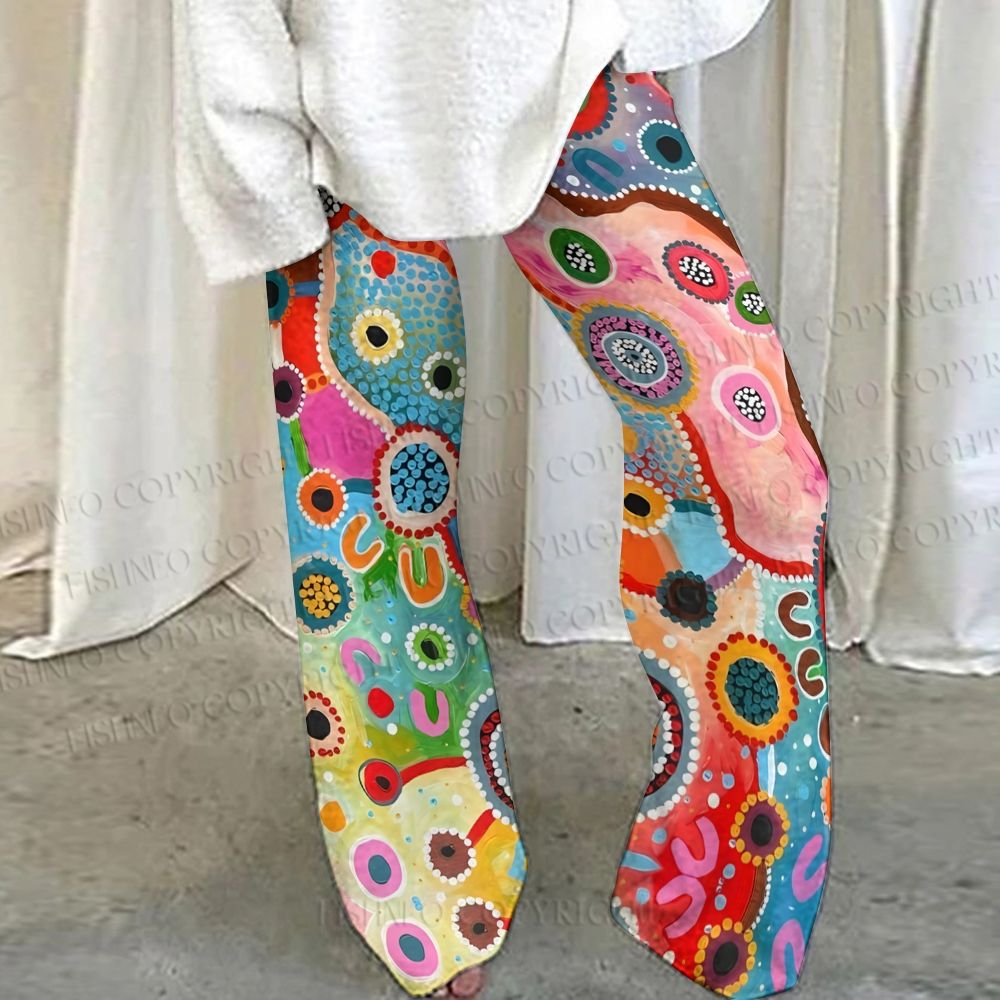 Yayoi Kusama Art Graffiti Loungewear Set For Women