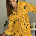 Klimt Art Women's Vintage Printed Suit