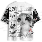 Fashion Cat Meme Jersey Shirts