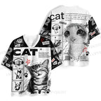 Fashion Cat Meme Jersey Shirts
