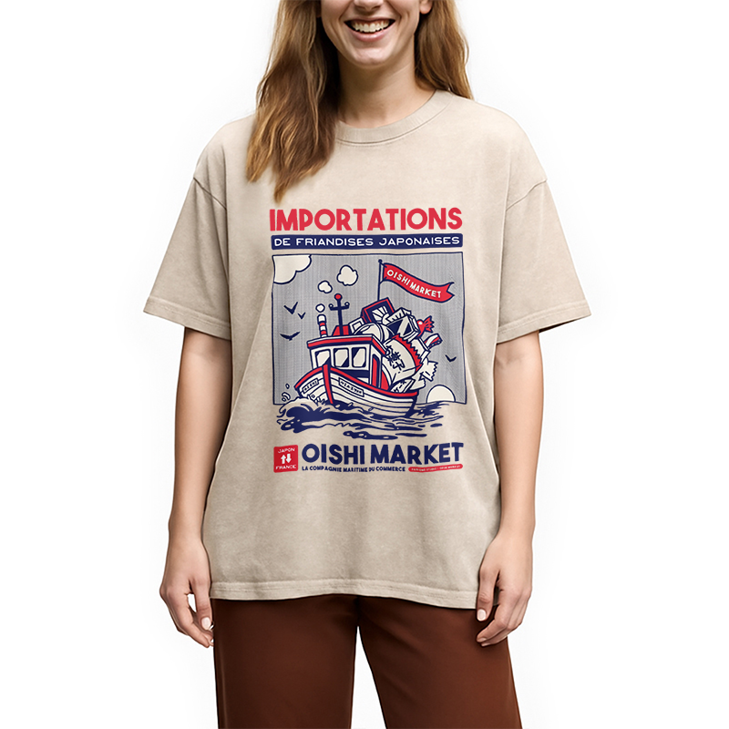 Importations De Friandises Japanese Washed T-Shirt
