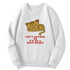 Don't bother me, I'm on a side quest Cotton Pullover Sweatshirt