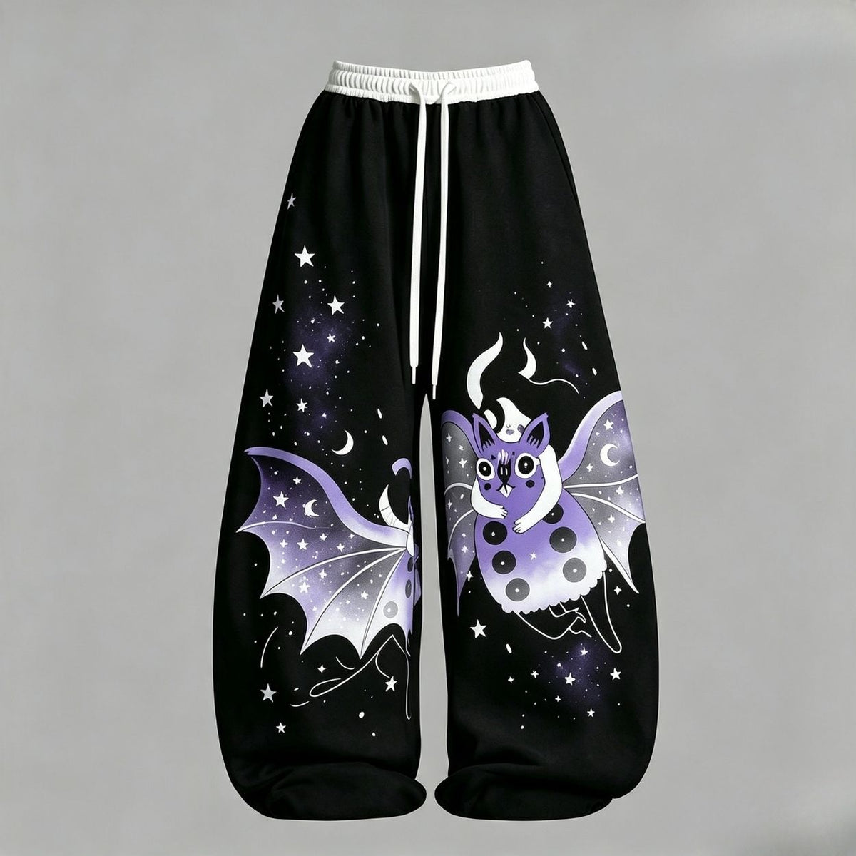 Starry Bat Top & Elasticated Trousers Two-Piece Set