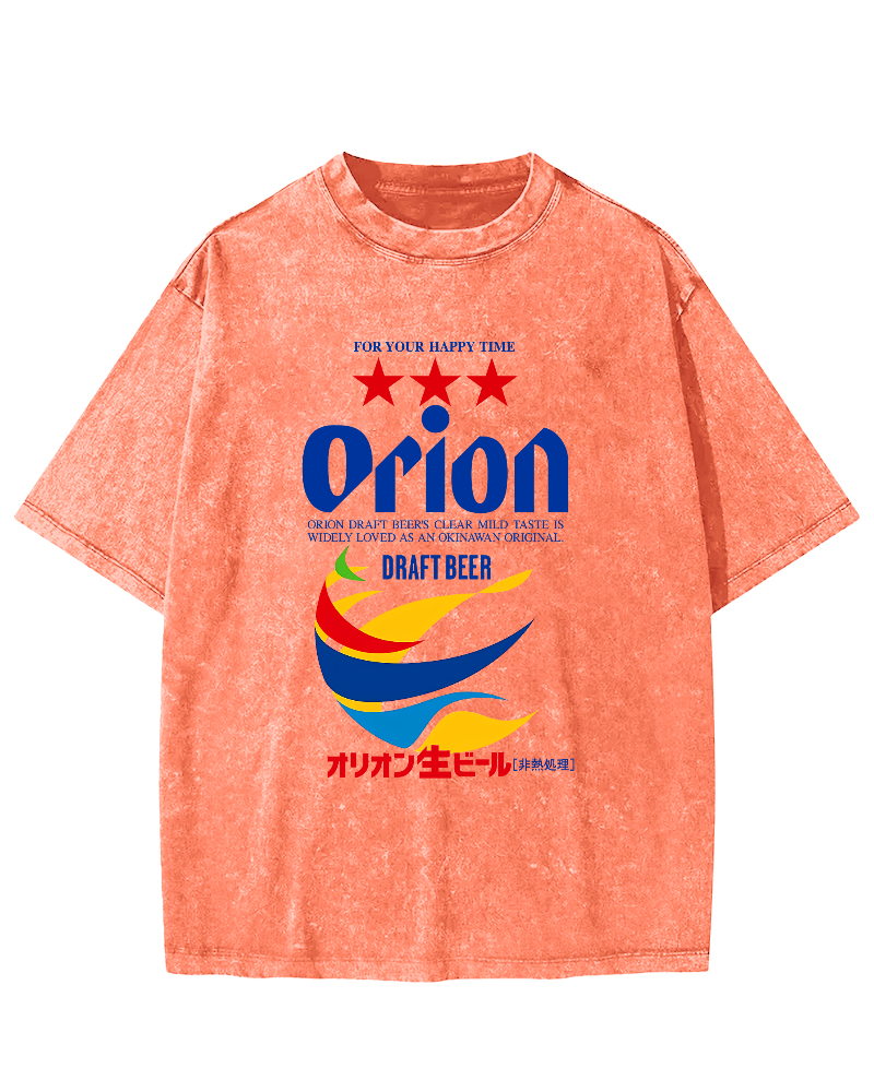 Orion Beer Vintage Washed T-shirt