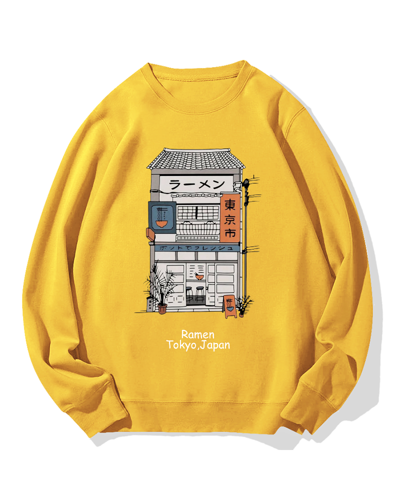 Ramen shop Cotton Sweatshirt