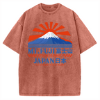 Vintage Japan Mount Fuji Vintage Washed T-shirt