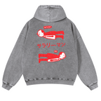 People Vintage Washed Cotton Back Art Hoodie