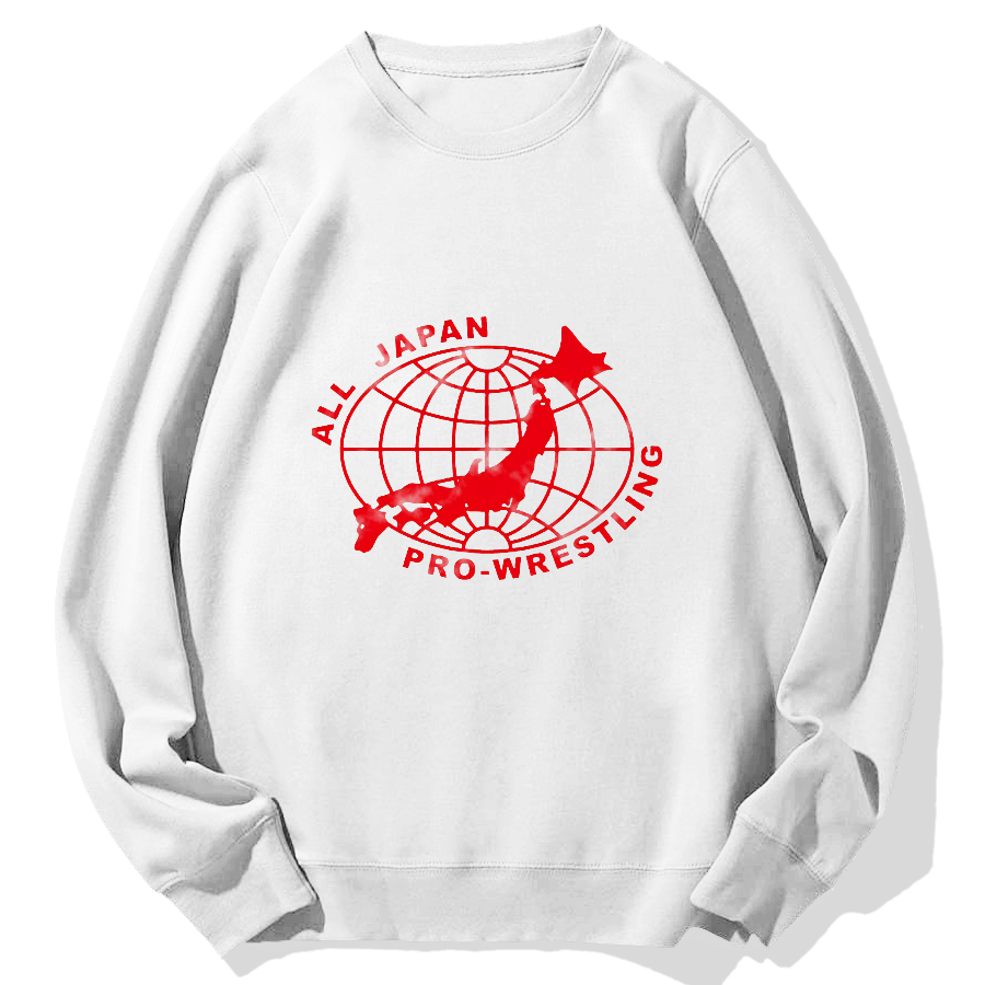 All Japan Pro Wrestling Geek Cotton Sweatshirt