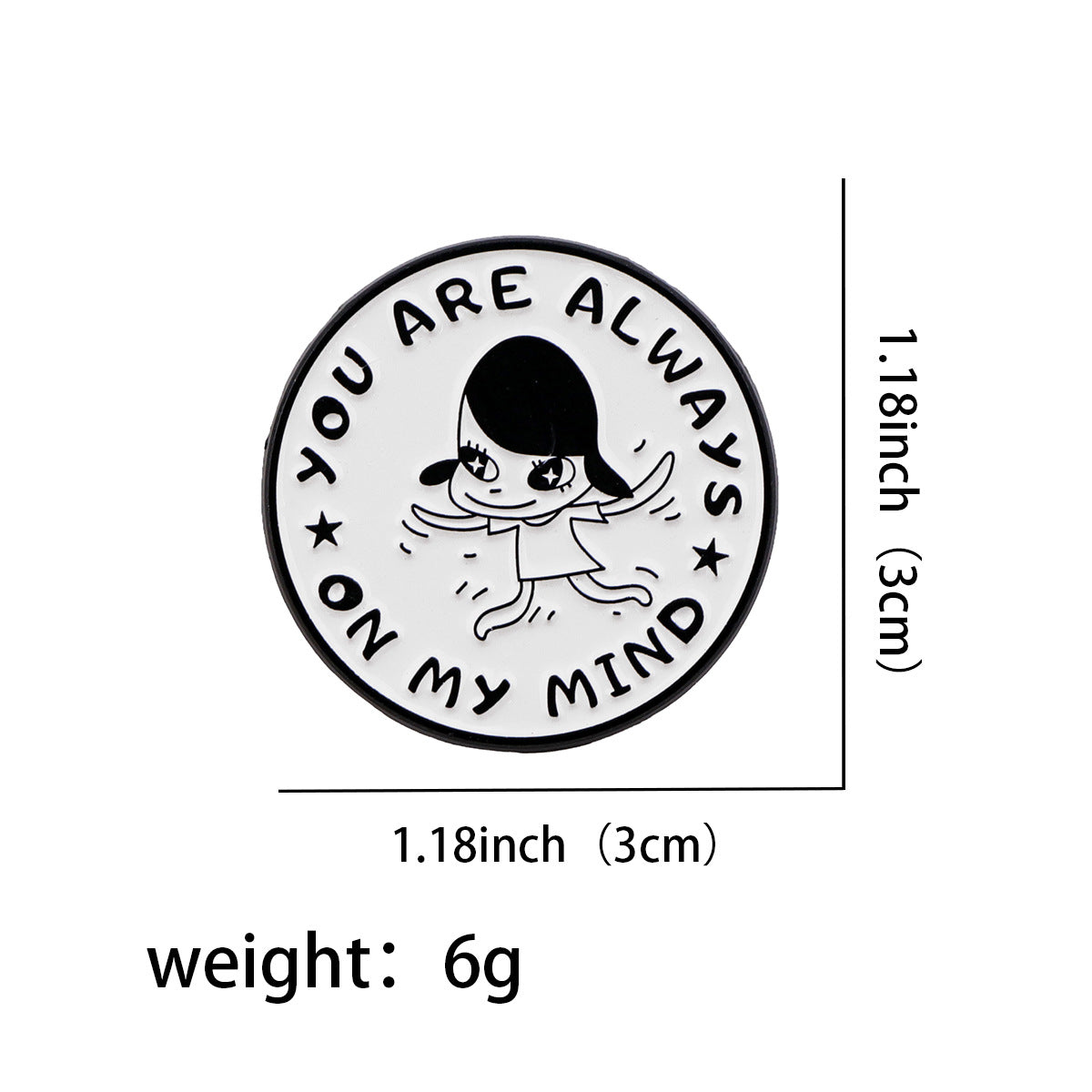 Yoshitomo Nara Alloy Pin
