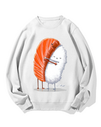 Sushi Hug Cotton Sweatshirt