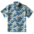 Oceanic Wave Button-up Shirt