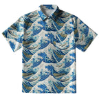 Oceanic Wave Button-up Shirt