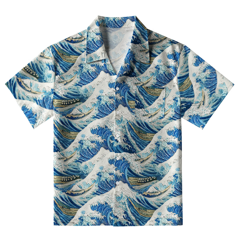 Oceanic Wave Aloha Hawaiian Shirt
