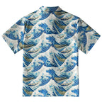 Oceanic Wave Button-up Shirt