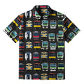Japanese Traditional Trains Button-up Shirt