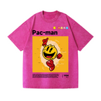 Pacman Vintage Wash Japanese Design T-Shirt