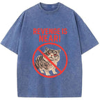 Revenge Is Near! Cat Washed T-Shirt