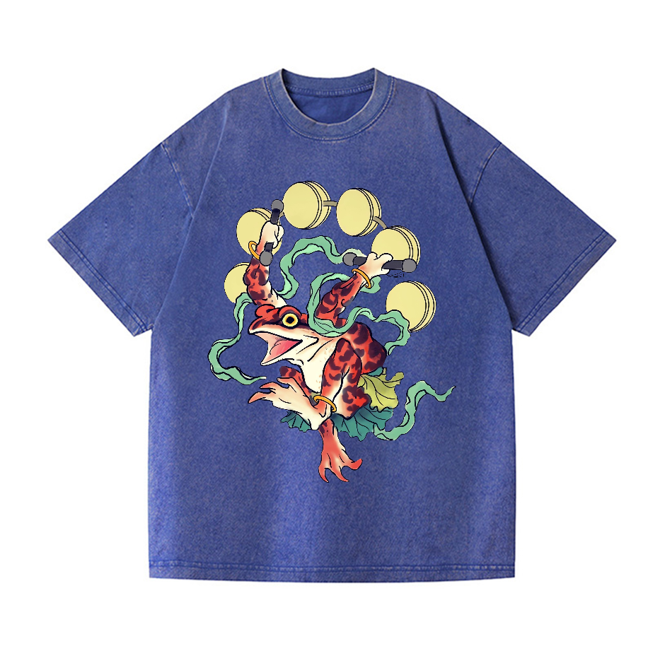 Vintage Wash Japanese Design T-Shirt