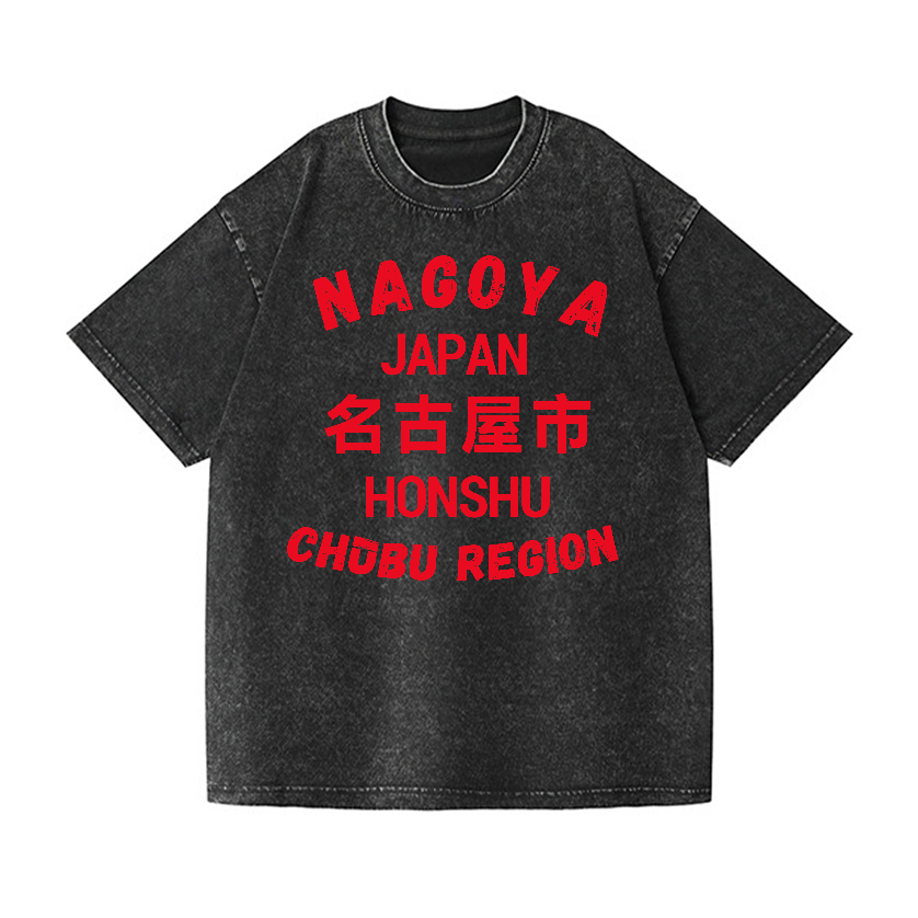 Vintage Wash Japanese Design T-Shirt