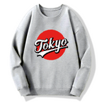 Retro Tokyo Cotton Pullover Sweatshirt