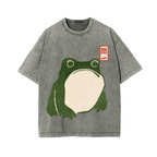 Frog Vintage Wash Japanese Design T-Shirt