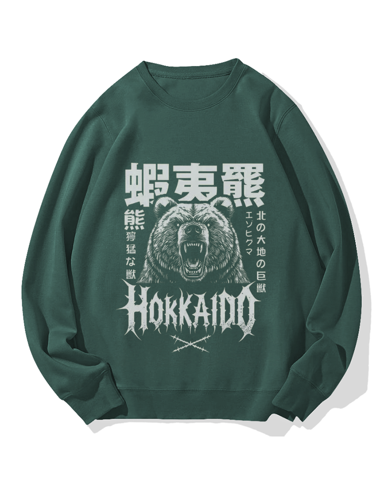 Hokkaido Bear Cotton Sweatshirt