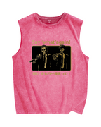 Say ‘What’ Again Vintage Distressed Washed Tank Top