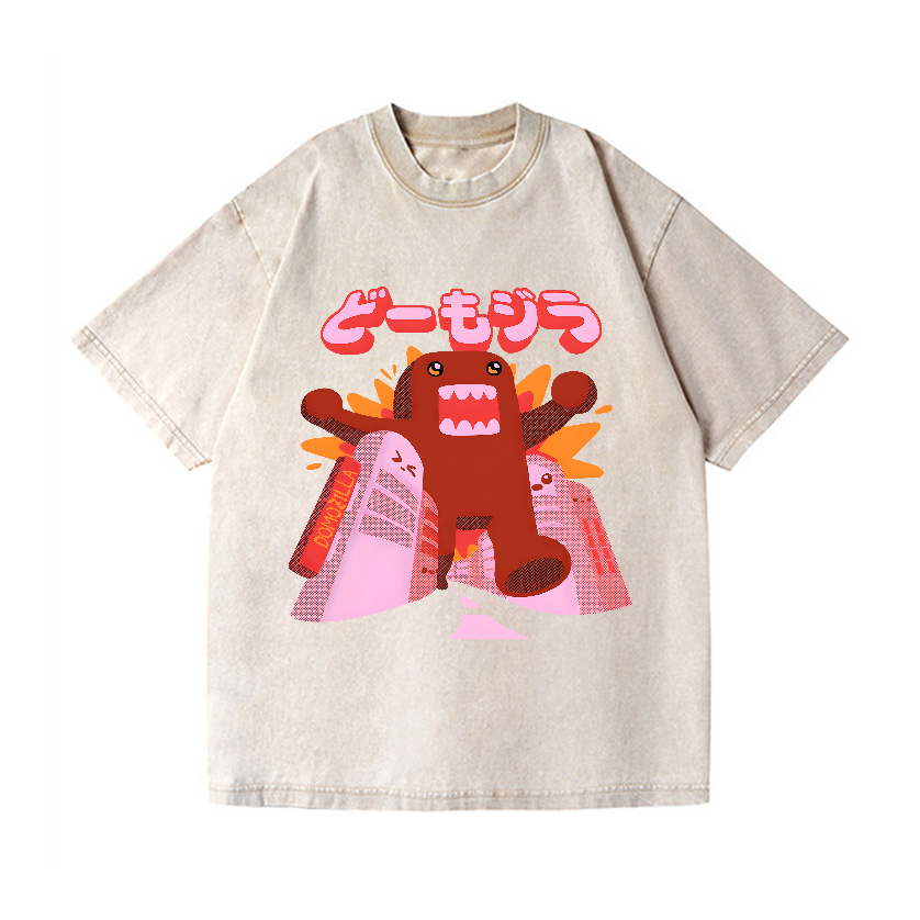 Domozilla Domo Kun Vintage Wash Japanese Design T-Shirt