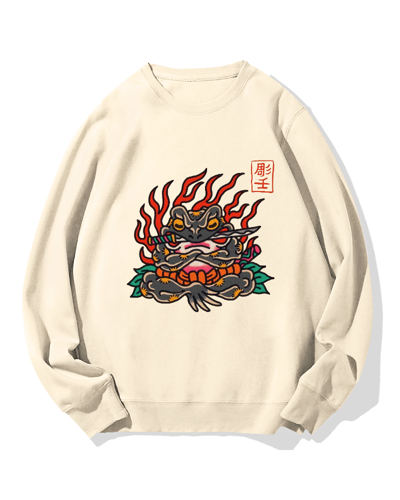 Yakuza Frog Cotton Sweatshirt