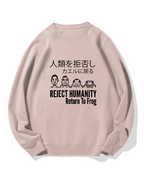 Reject Humanity Return To Frog Cotton Sweatshirt