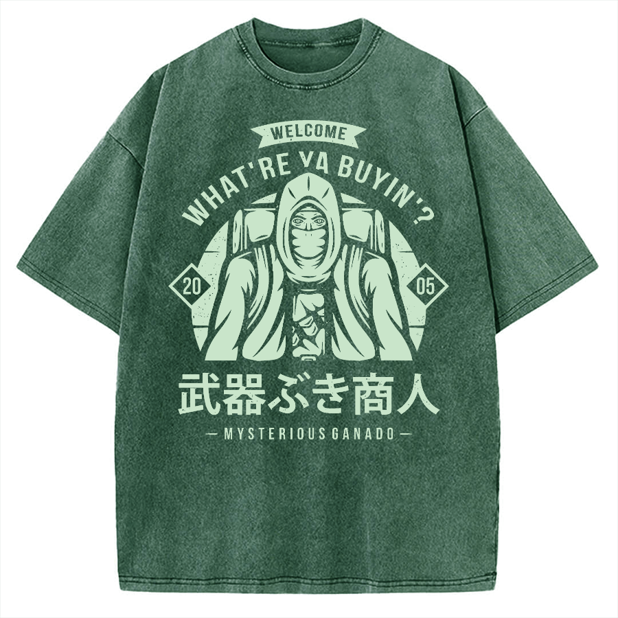 Japanese Weapons Dealer Vintage Washed T-shirt