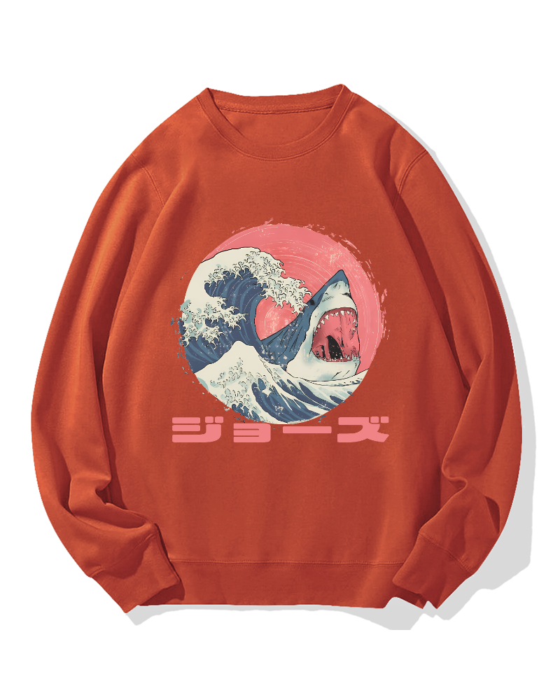 Big Shark Cotton Sweatshirt
