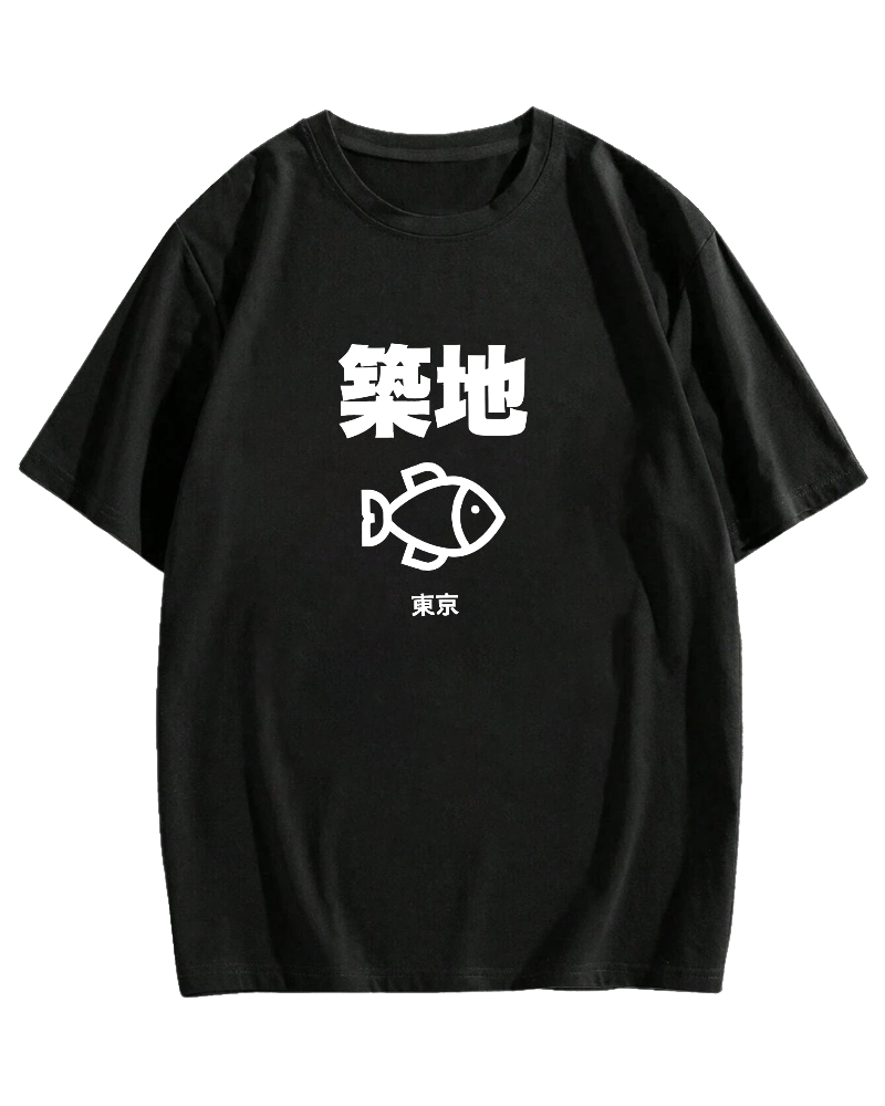 Tokyo Tsukiji Cotton casual T-shirt
