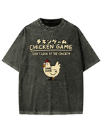 Chicken Game Vintage Washed T-shirt