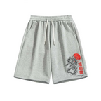 Jasmine Dragon Cotton Casual Shorts