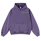 Drum & Bass Vintage Washed Cotton Back Art Hoodie