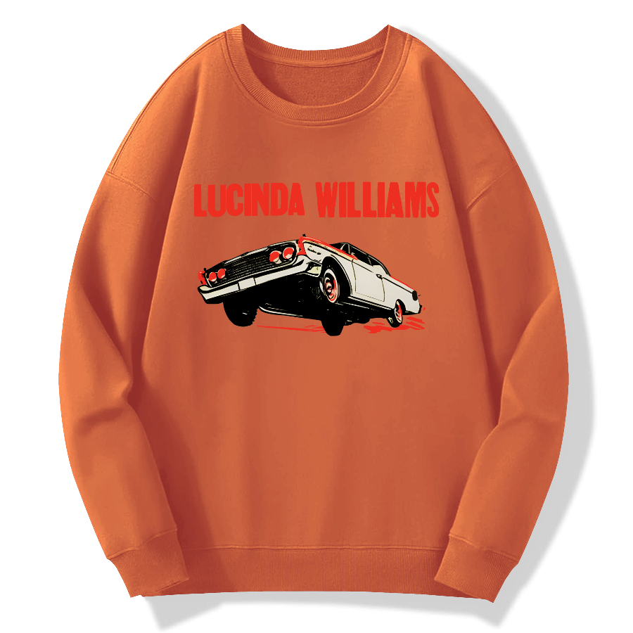 Lucinda Williams Cotton Pullover Sweatshirt