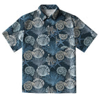 Seashell And Starfish Button-up Shirt