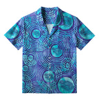 Frog In Water Ripples Aloha Hawaiian Shirt