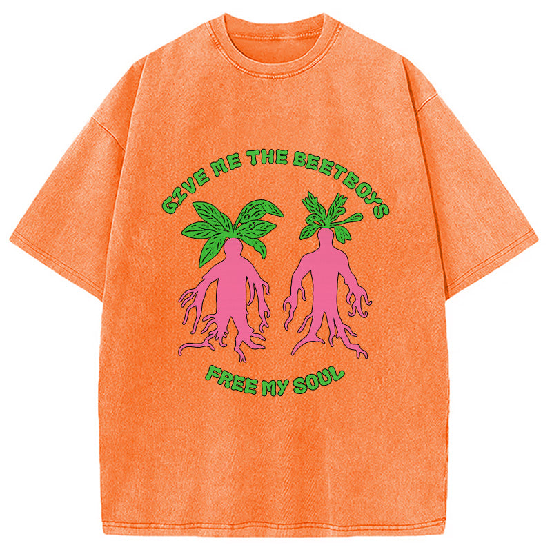 Give Me The Beetboys Washed T-Shirt