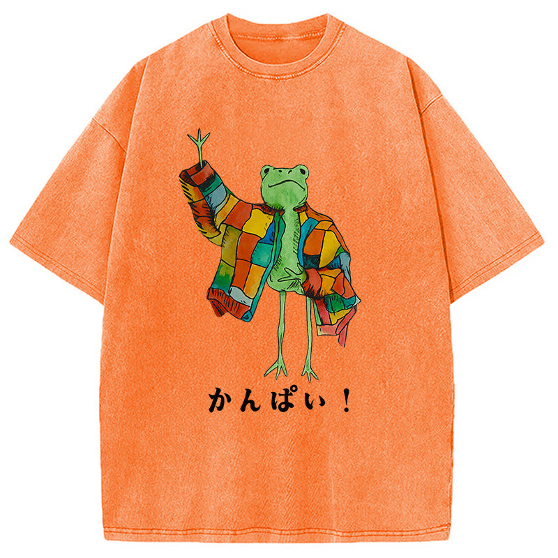 Cheers Frog Washed T-Shirt