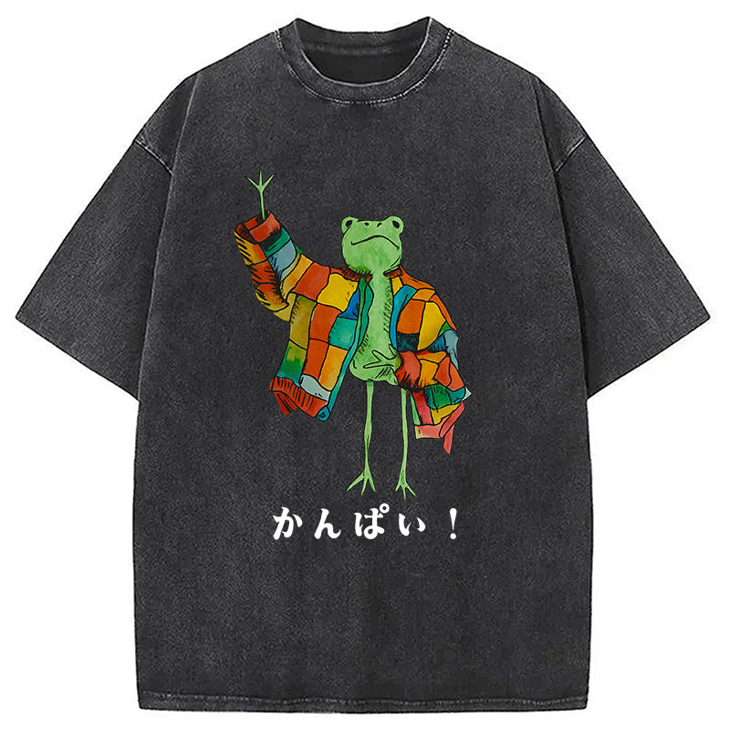 Cheers Frog Washed T-Shirt