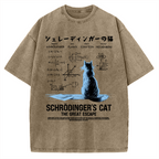 Schrodinger's cat escape plan Vintage Washed T-shirt