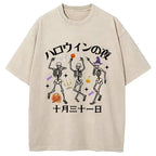 Happy Halloween Japanese Washed T-Shirt