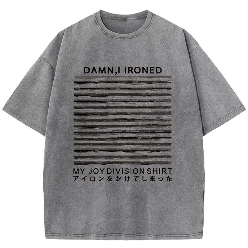 Ironed Music Washed T-Shirt