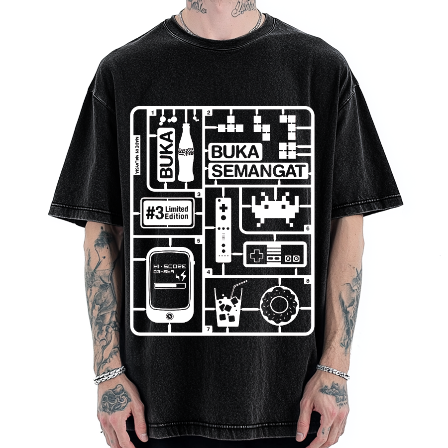 Tokyo Model Panels Vintage Washed T-shirt
