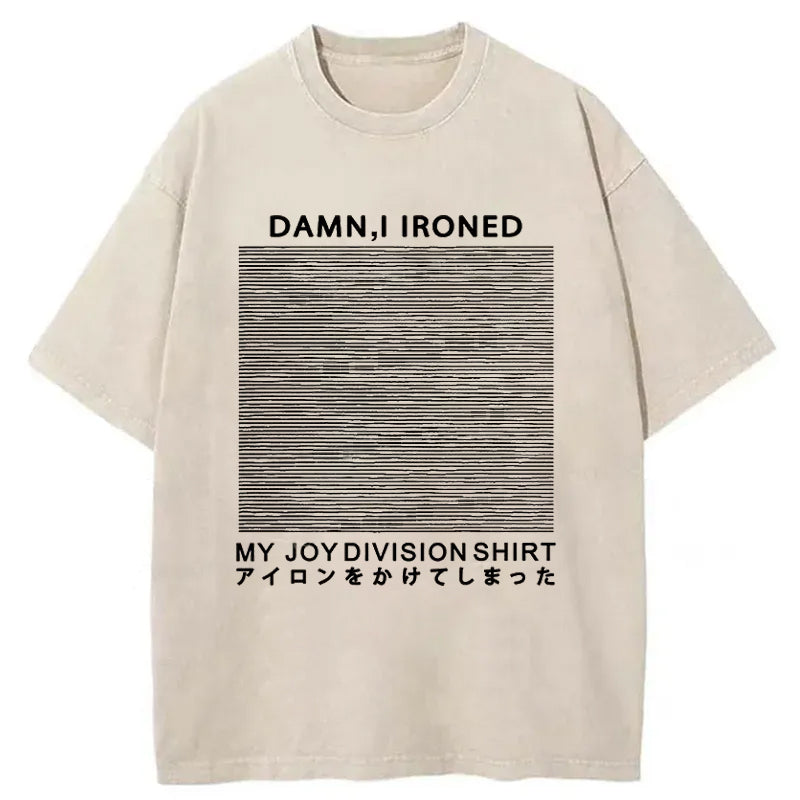 Ironed Music Washed T-Shirt