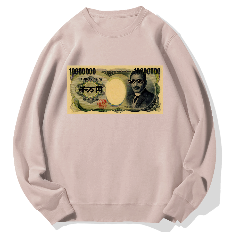 Ten million yen Geek Cotton Sweatshirt