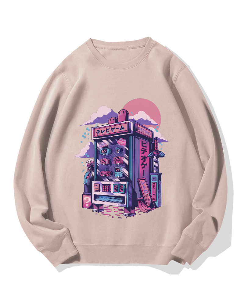 Japanese Video Game Cotton Sweatshirt